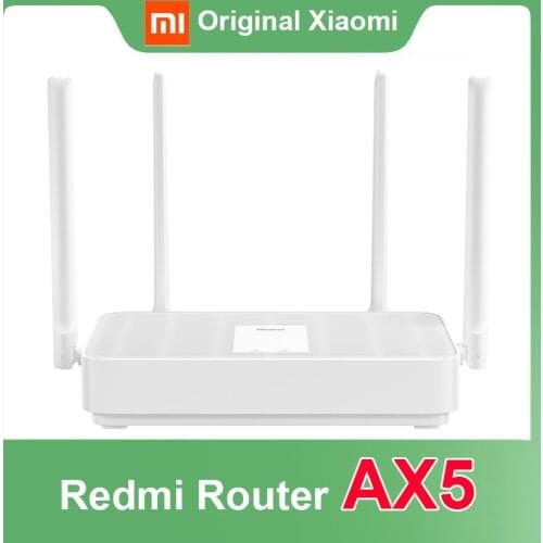 New Original Xiaomi Redmi Router AX5 256M Qualcomm 5-core Chip 4 Independent Amplifiers Fast WiFi 6 Support Mesh Networking