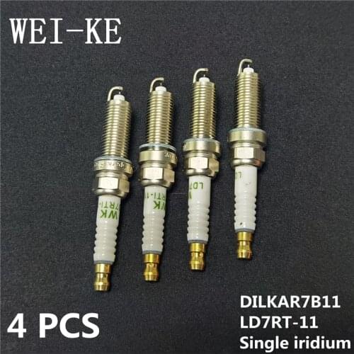 O 4 PCS Iridium Alloy Spark Plug Iraurita Spark Plugs For MERCEDES-BENZ R230 SL 63 AMG W211 E 63 AMG S211 E 63 AMG DILKAR7B11