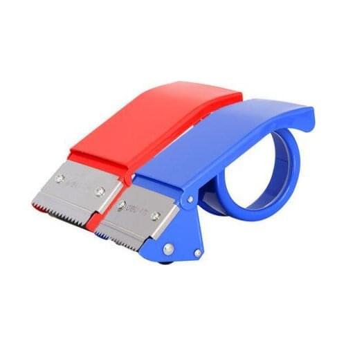 Office Supplies Metal Tape Dispenser Holder 6cm Large Packing Tape Cutter