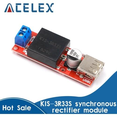5V USB Output Converter Board DC-DC 7V-24V To 5V 3A Step-Down Non-isolated Buck KIS3R33S Module KIS-3R33S Overcurrent Protection