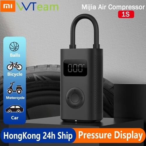 Xiaomi Portable Electric Air Compressor Digital Tire Pressure Monitoring Mi Air Pump Inflatable Treasure for Motorcycle Car Ball