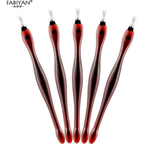 Professional Nail Art Cuticle Pusher Trimmer Gel Polish Remover Tips Cosmetic Tools Pedicure Manicure Salon Care DIY 5pcs/lot