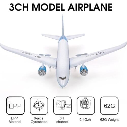 QF008-Boeing 787 550mm Wingspan 2.4GHz 3CH EPP RC Airplane Fixed Wing RTF Scale Aeromodelling Remote Control Airplanes