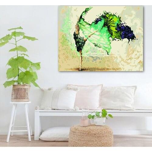 Paint by number art painting by numbers ballet girl creative adult hand-painted decompression decompression decorative painting