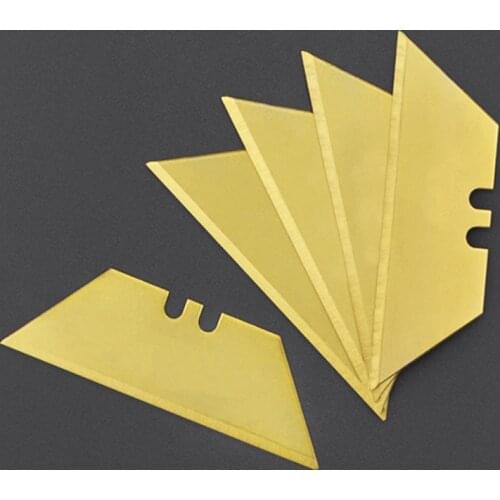 Heavy Duty Replacement Blades Ten Pack for Utility Knife Box Cutter- SK5 High Carbon Steel Utility Razor Blades