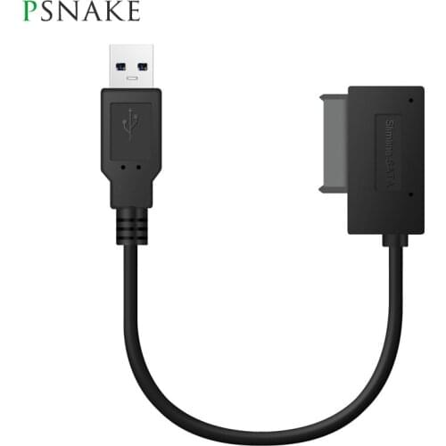 USB 2.0 Convert 7+6 13Pin SATA Optical Drive Adapter Cable For Laptop DVD/CD ROM Slimline Drive Easy Drive Line Transfer Box