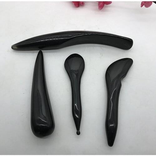 High Quality! 100% Buffalo Horn Dredge The Meridians Massage Sticks Foot Massage Scraping Bar/ plate 13 kinds choose
