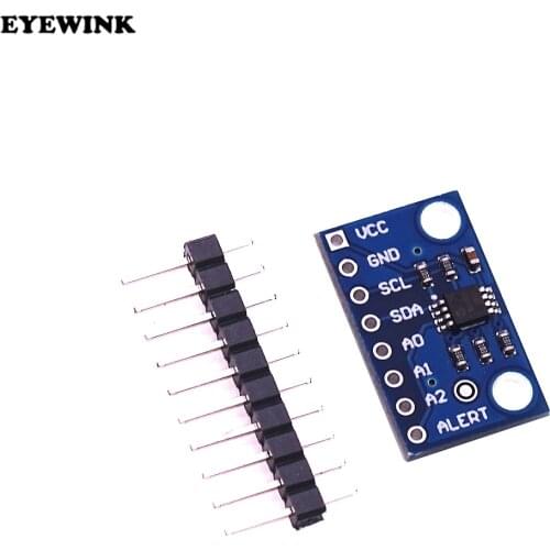 High Accuracy Temperature Sensor MCP9808 I2C Breakout Board Module 2.7V-5V Logic Voltage for Arduino 9808