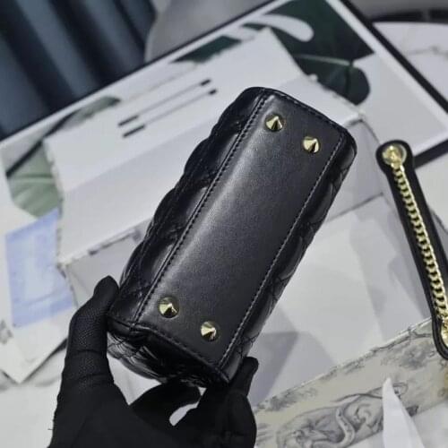 Women Classic Rattan Pattern Design Ladys Bag Genuine Leather Crossbody Womens Shoulder Bags Purse Luxury Mini Handbag