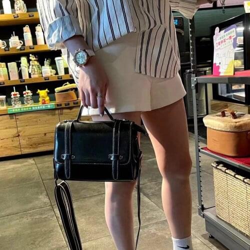 High quality luxury brand design ladies genuine leather handbag large space fashion&classic ladies single shoulder messenger bag