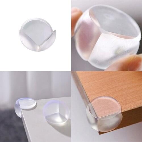 1PCS PVC Kids Table Corner Protectors Anti-Collision Angle Soft Furniture Bumpers Sharp Corner Cushion Baby Safe Protection