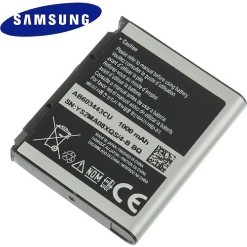 2pcs/lot Original High Quality 800mAh AB603443CU Battery For SAMSUNG GT-S5230C GT-S5233A GT-S5233C GT-S5233S SGH-S5230 SGH-S5230