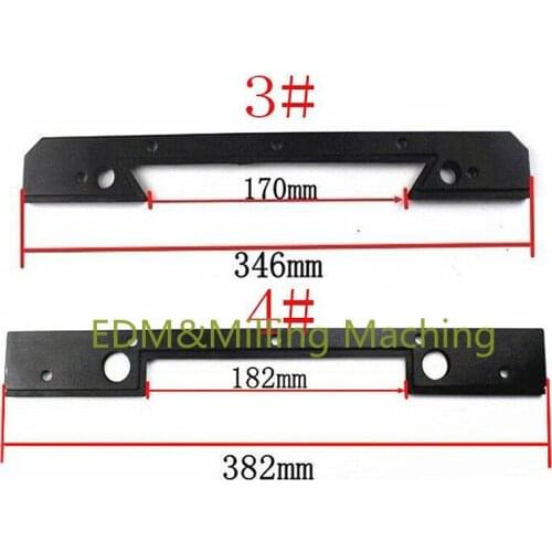 2PCS High Quality Milling Machine Saddle Knee Wiper Plate (Set) Steel +Rubber 382mm Mill Tool C044+C050 DURABLE New