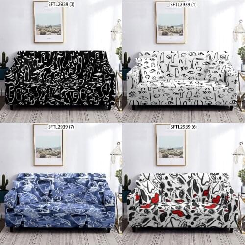 Geometric striped lines living room furniture recliner chair cover black sofa seat covers couch covers for sofas home sofa sofas
