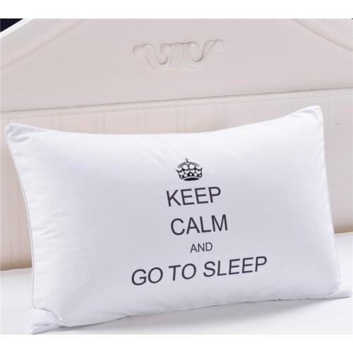 15Bedding Outlet Crown Letters Decorative Pillow Case White Pillowcase Cover Home Gift One Pair Pillows Bedding Set Capa 50x75cm