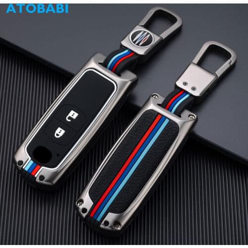 Zinc Alloy Car Key Case 2/3 Buttons Smart Keyless Entry Remote Control Protector Cover For Mazda 2 3 6 CX-5 CX-7 CX-9 MX-5 MIATA