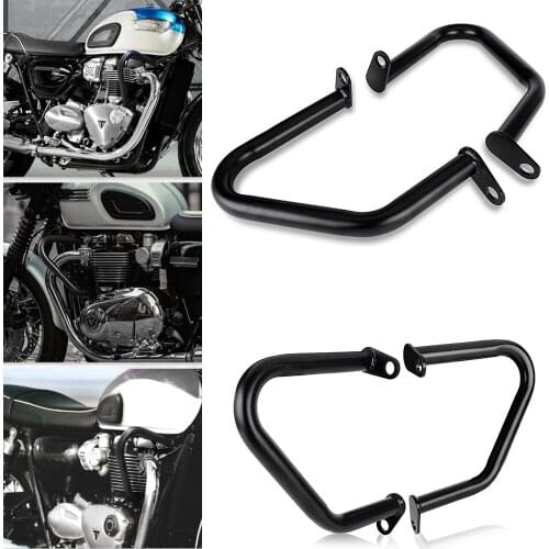 For Triumph Bonneville T100 T120 Bobber Thruxton 1200/R Street Cup/Twin 2016-2019 Motorcycle Bumper Engine Guard Crash Bars