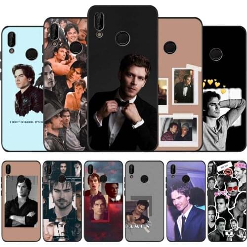 The Vampire Diaries black soft Phone Case for huawei P40 P30 P20 P10 Pro lite P9 Lite nova 4E 6SE Psmart 2019 Y6 9 Prime