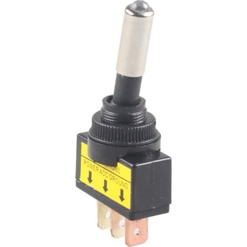 EE support 10 Pcs12V 20A Car Accessories Motor Boat Colors LED Light Toggle Switch 3Pin SPST ON/OFF Universal