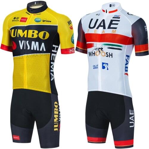 2021 JUMBO Bahrain Cycling Jersey 20D Bike Shorts Ropa Ciclismo MEN MTB Pro Summer BICYCLING Maillot Bottom Wear Clothing