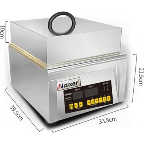 Commercial Stainless Steel Waffle Pancake Maker Electric Souffle Machine