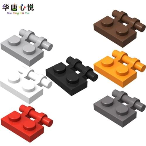 MOC 4477 High-Tech 1x2 Single Side Hinge Plate With Handle Accessory Set 20PCS Brick Building Blocks Gift DIY Educational Toys