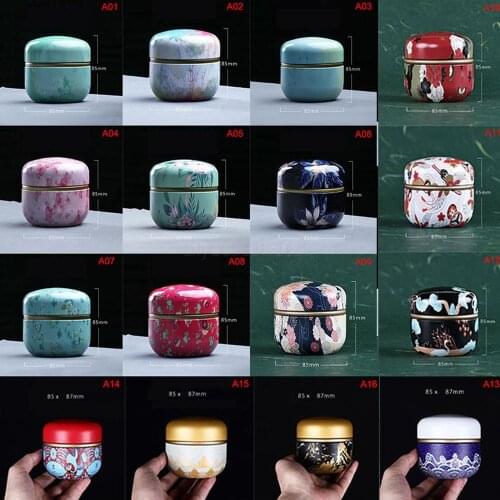 Kitchen Tea Box Jar Storage Holder Candies Cans Teaware Tea Caddies Tin Containers Stash Storage Box 1 Pieces