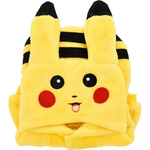 Cute Cat Costume Adorable Pet Clothes Cosplay Jacket Anime Pet Clothes Kitty Puppy Coat Small Pet Homewear Warm Dog Hoodie