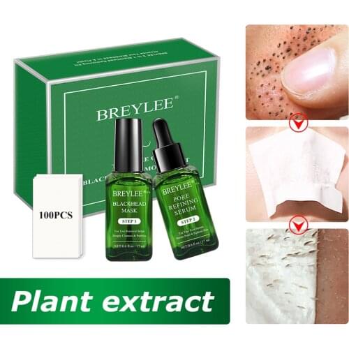 Blackhead Remover Kit Peel Off 2 in 1 Blackhead Solution Kit for Pores Nose