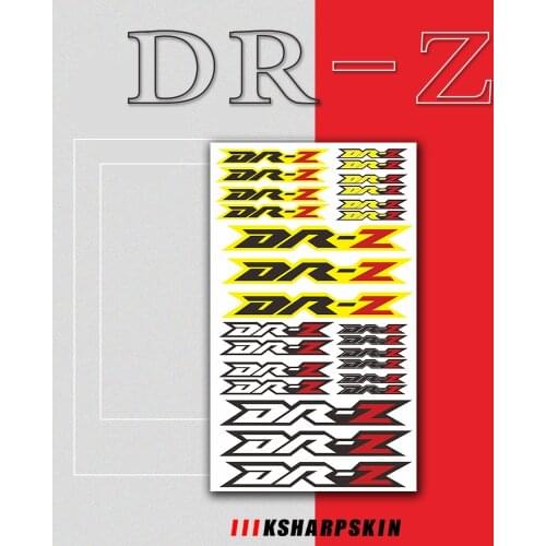 New Motorcycle Stickers Body Reflective Waterproof Body fuel tank tail box logo decals Kit set For SUZUKI DR-Z DRZ DR Z DR-Z
