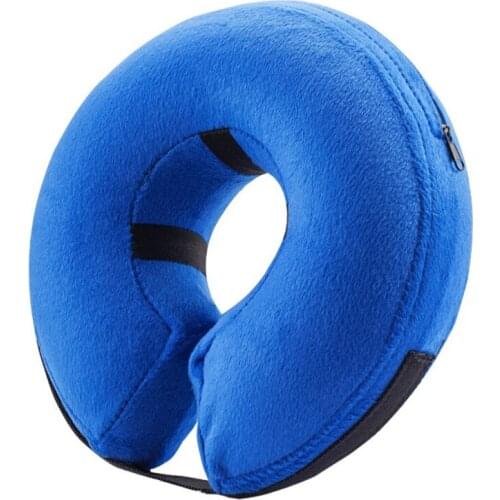 Pet Collar Recovery Sleeve Prevent Biting Grasping Licking Inflatable Collar Cute Cat Dog Protective Elizabeth Circle Accessorie