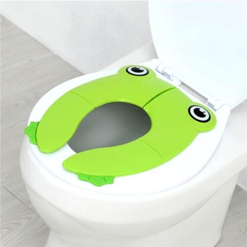 Portable Folding Kids Travel Potty Seat Pad Baby Toilet Training Cover Toddler Urine Assistant Cushion Children Pot Seater