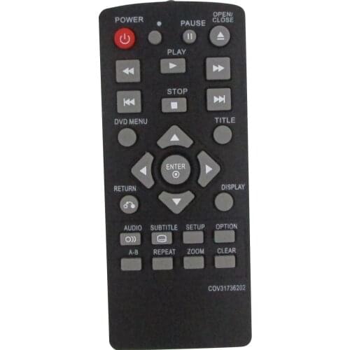 Remote Control For LG COV31736202 COV31736201 DP132 DP132NU DP132H DVD Disc Player