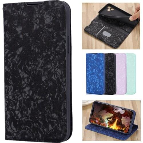 Luxury Flip Leather Case for iPhone 12 11 Pro Max XR XS 7 8 Plus SE 2020 Mini Slim Shell Pattern Magnetic Full Protective Cover