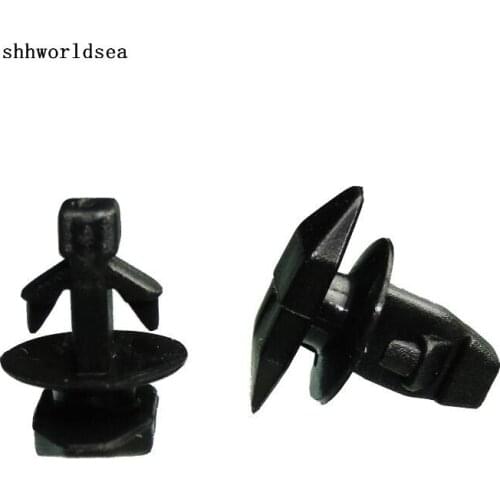 Shhworldsea Free shipping 100pcs Nylon Black Body Weather Strip Retainer Fastener Clip For Honda 91530-S0A-003