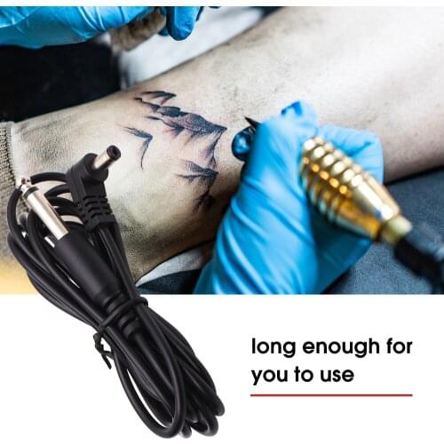Silicone Tattoo RCA Connector Cords Cable for Rotary Tattoo Pen Tattoo Machines DC Power Cord Cord For Tattoo Power