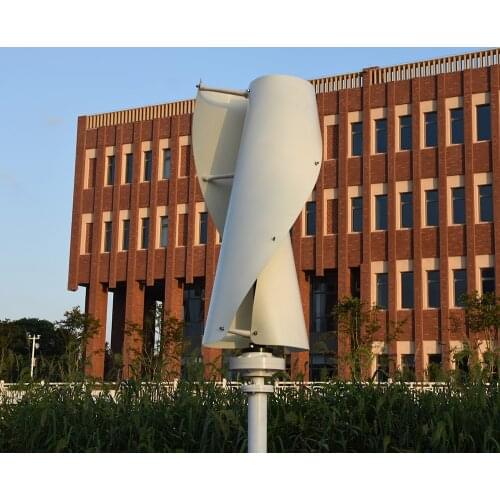 Free Energy Windmill 300W Vertical Axis Wind Turbine Generator 12V 24V Maglev Generator And Auto MPPT Controller