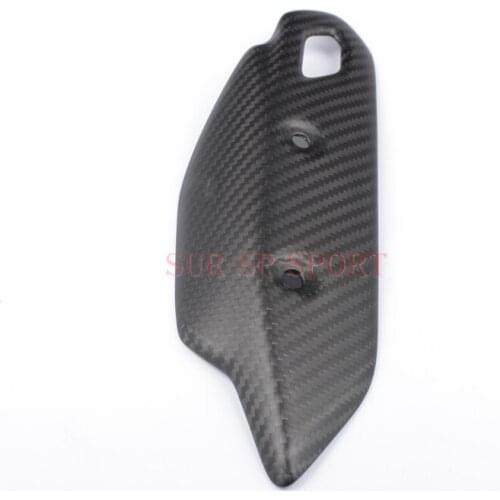 Exhaust Shield Cover For MV Agusta Brutale 800 RR 2016 2019 Full Carbon Fiber