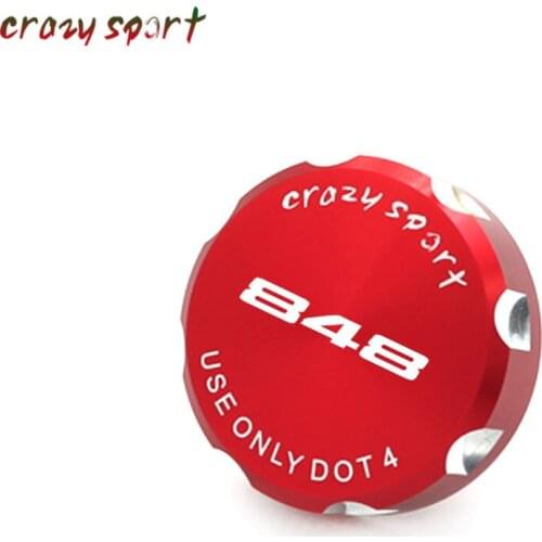 Rear Brake Clutch Cylinder Fluid Reservoir Cover Cap For DUCATI 848/EVO 2008-2013 2012 Motorcycle Accessories