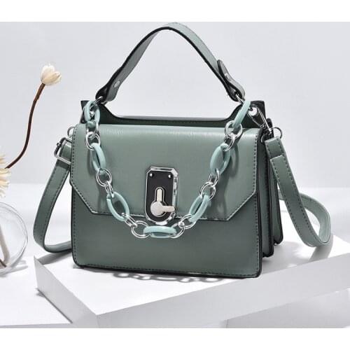 Womens bag 2021 new bag female Korean version stereotyped sweet fashion female bag messenger shoulder handbag