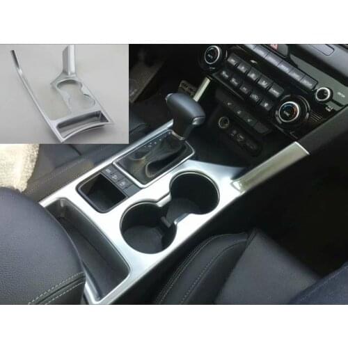 1pcs The middle part ABS Chrome plated style Car Automotive interior trim For Kia Sportage Kx5 2015-2018