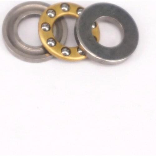 10PCS 5x10x4mm Miniature Axial Ball Flat Washers Thrust Bearings 3-Parts ABEC-1