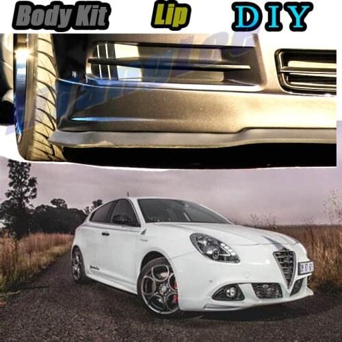 Car Bumper Lip Front Spoiler Skirt Deflector For Alfa Romeo Giulietta 940 AR Tune Car Modification Modified Body Kit Lips