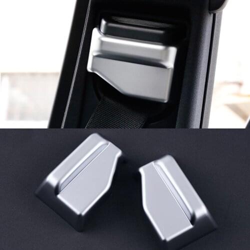 Car Safety belt decorative frame For Mercedes Benz C E S Class CLS W212 C218 W222 Interior Accessories Refit Sequin Car styling