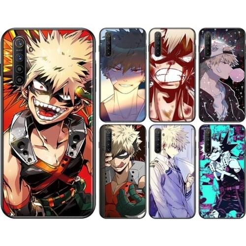 Academia Katsuki My Hero Silicone Cover For OPPO Reno 4 3 Pro 10X Zoom 2 Z F Realme ACE C2 X2 Pro 5G Phone Case