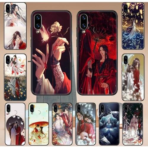 Tian Guan Ci Fu Chinese style Phone case For Huawei Honor 6 7 8 9 10 10i 20 A C X Lite Pro Play black art waterproof silicone