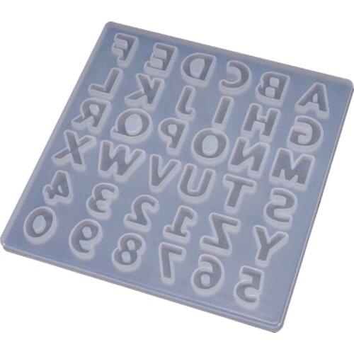 Epoxy Resin Digital Letter Mold Decoration Silicone Molds DIY Crafts Making Accessories