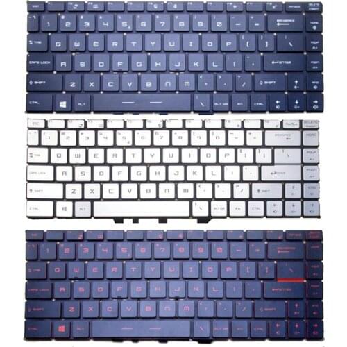 GF63 Backlit Keyboard For MSI GS65 Stealth Thin 8RE 8RF 8SE 8SF 8SG GS65VR MS-16Q1 16Q2 P65 P65 8RF WS65 WP65 English US