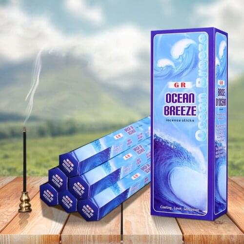 India Incense Ocean Breeze Stick Incense Clean Air Sticks Aromatic Indoor Fragrance Home Living Room Decor