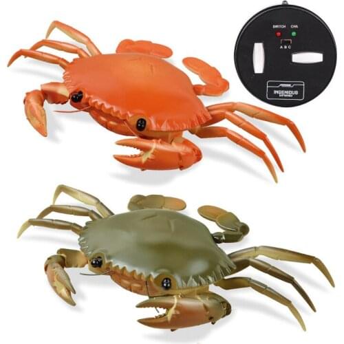Infrared RC Remote Control crab RC animals Trick Terrifying Mischief Toys Funny Novelty Gift kids toys Christmas birthday gifts